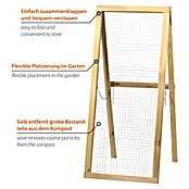Dobar Durchwurfsieb (53 x 110 x 85 cm, Holz) | BAUHAUS