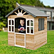 Dobar Spielhaus (L x B x H: 115 x 102 x 129 cm, Holz, Naturbelassen/Anthrazit) | BAUHAUS