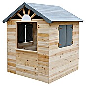 Dobar Spielhaus (L x B x H: 115 x 102 x 129 cm, Holz, Naturbelassen/Anthrazit) | BAUHAUS