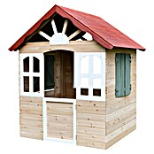 Dobar Spielhaus (L x B x H: 115 x 102 x 129 cm, Holz, Naturbelassen/Rot) | BAUHAUS