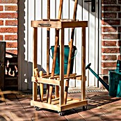 Dobar Gerätehalter (L x B x H: 38 x 38 x 86 cm, Holz) | BAUHAUS