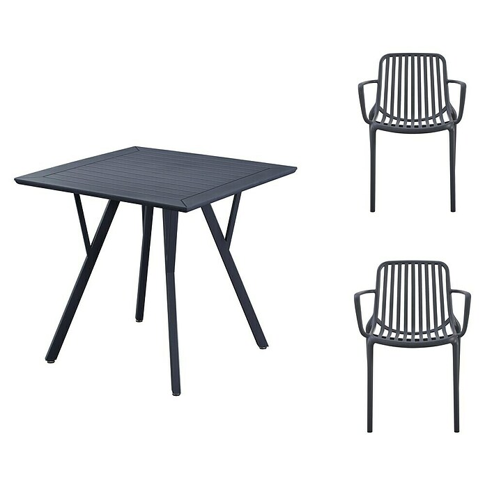 Sunfun Komplet vrtnega pohištva  (3 -del., Antracit) | Balkonski seti | Balkonske garniture | Vrtno pohištvo | Vrt in prosti čas | Izdelki | BAUHAUS