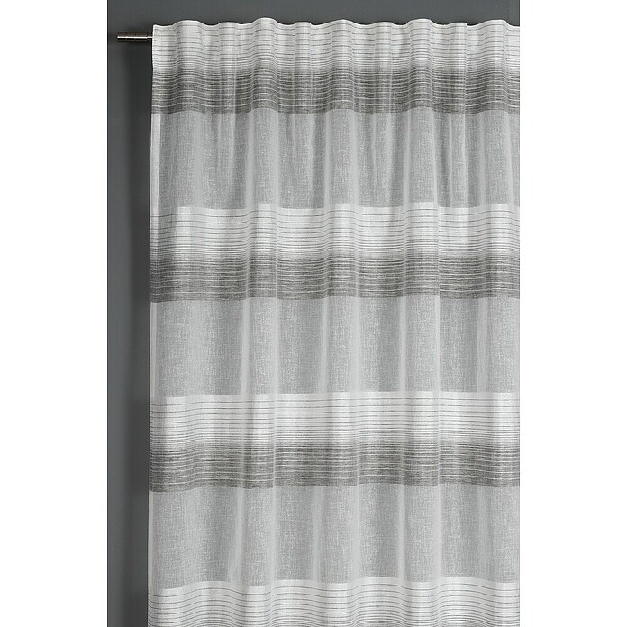 Schlaufenschal Etamine (Grau/ weiß, L x B: 175 x 140 cm) | BAUHAUS