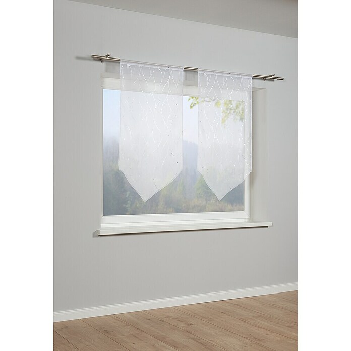 Gardine Panneaux (Weiß, L x B: 60 x 120 cm) | BAUHAUS