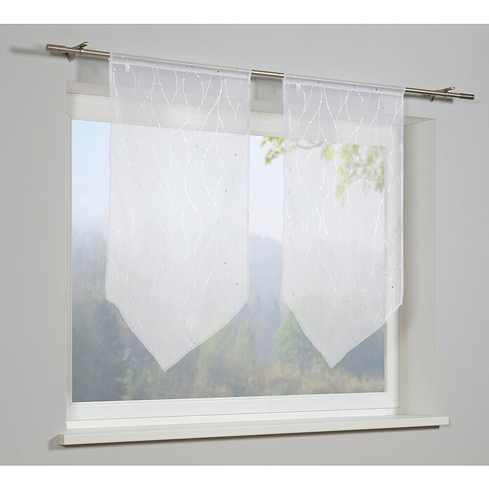 Gardine Panneaux (Weiß, L x B: 60 x 120 cm) | BAUHAUS