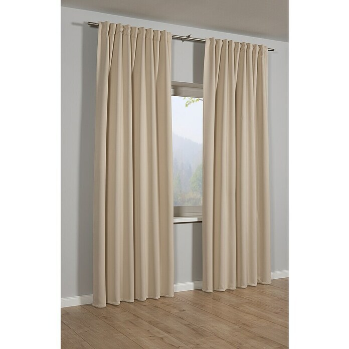 Schlaufenschal Dimout (Natur, L x B: 175 x 140 cm) | BAUHAUS