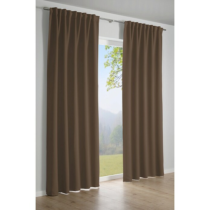 Schlaufenschal Dimout (Taupe, L x B: 245 x 140 cm) | BAUHAUS