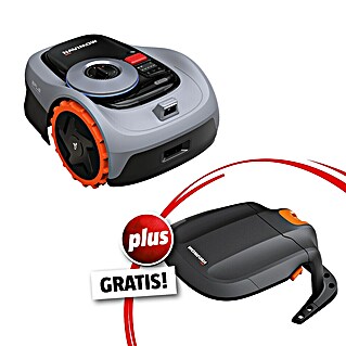 Segway Mähroboter i105E + Garage GRATIS (21,6 V, 2,55 Ah, Max. Flächenempfehlung: 500 m²)