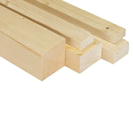 Listón para construcción sin pulir