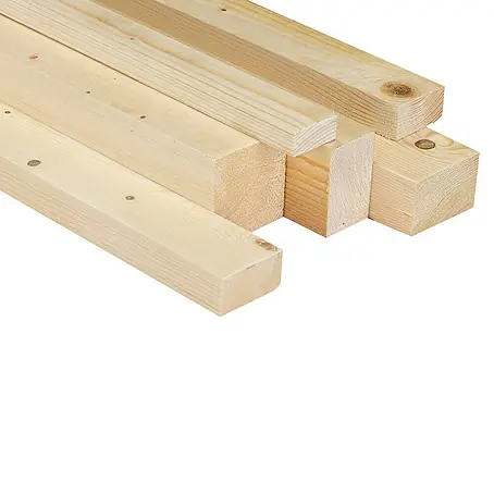 Listón para construcción sin pulir