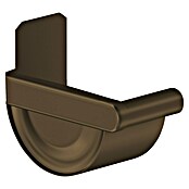 Sarei Rinnenendstück (Nennweite: 100 mm, Links, Aluminium, Terrabraun RAL 8028) | BAUHAUS