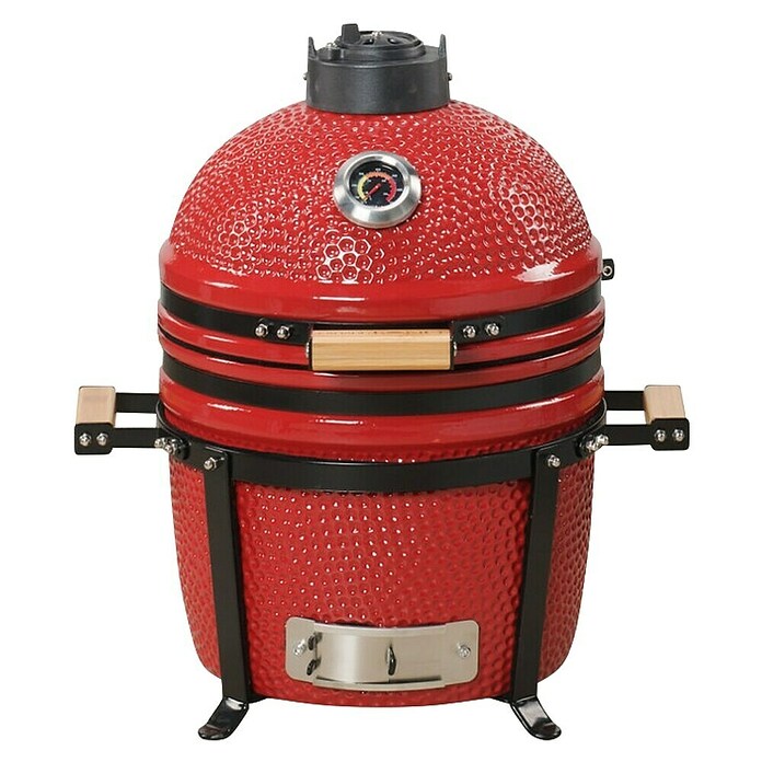 Kamado Bono Roštilj na drveni ugljen Minimo  (Promjer površine roštilja: 34 cm, Crvena) | BAUHAUS
