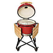 Kamado Bono Roštilj na drveni ugljen Media  (Promjer površine roštilja: 43 cm, Crvena) | BAUHAUS