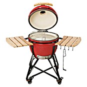 Kamado Bono Roštilj na drveni ugljen Media  (Promjer površine roštilja: 43 cm, Crvena) | BAUHAUS