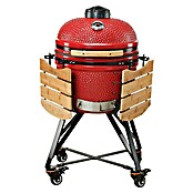 Kamado Bono Roštilj na drveni ugljen Media  (Promjer površine roštilja: 43 cm, Crvena) | BAUHAUS