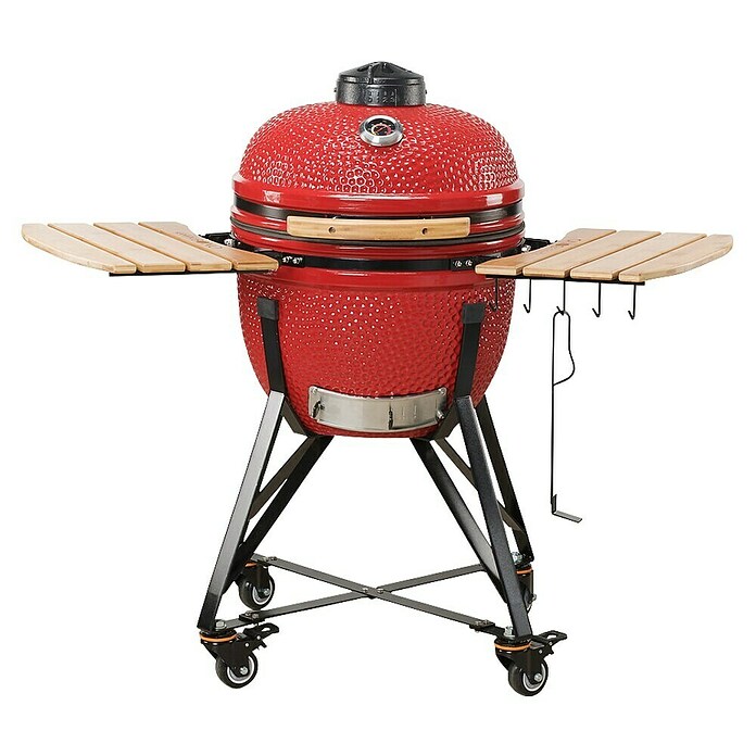 Kamado Bono Roštilj na drveni ugljen Media  (Promjer površine roštilja: 43 cm, Crvena) | BAUHAUS