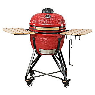 Bono Žar na oglje Kamado Media (Premer površine za peko: 43 cm, Rdeča)