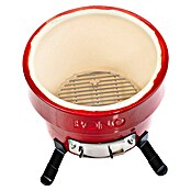 Kamado Bono Roštilj na drveni ugljen Hibachi  (Promjer površine roštilja: 31 cm, Crvena) | BAUHAUS