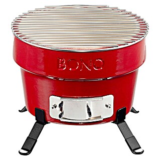 Bono Žar na oglje Kamado Hibachi (Premer površine za peko: 31 cm, Rdeča)