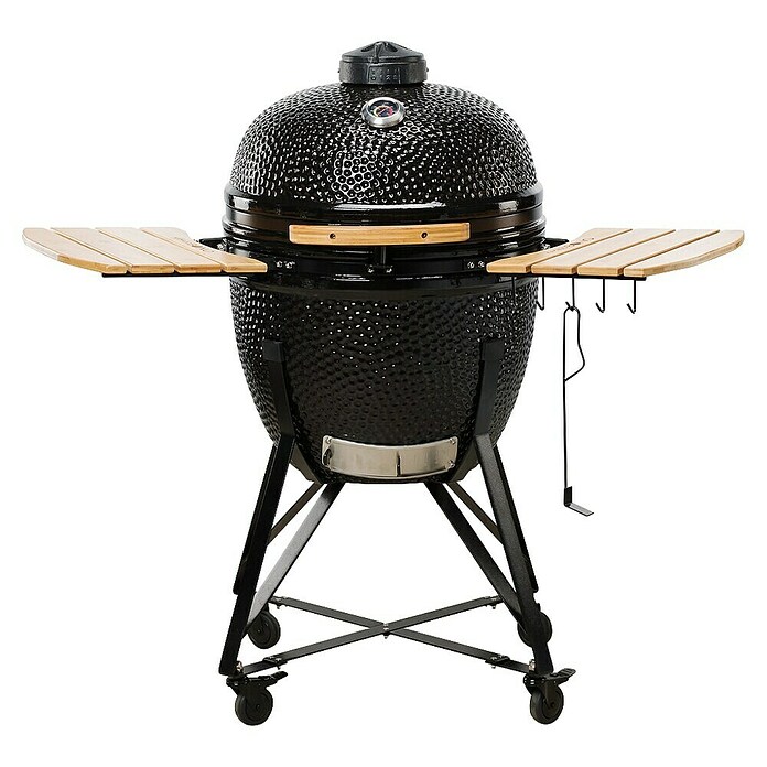 Kamado Bono Žar na oglje Grande  (Premer površine za peko: 49 cm, Črna) | 8312 - Holzkohlegrill Marke | ICGA - Grillgeräte | ICG - Grillgeräte / Grillzubehör | IC - Freizeit im Garten | I - Stadtgarten | BAUHAUS