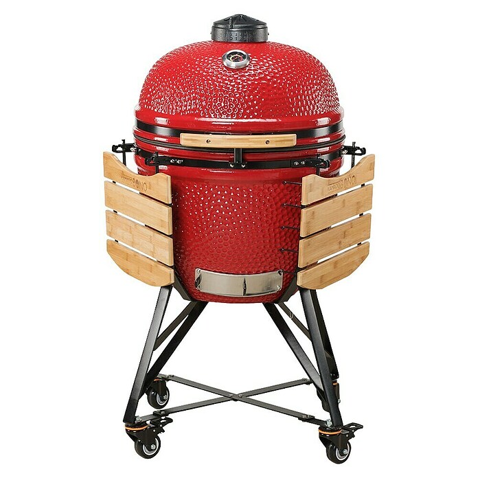 Kamado Bono Žar na oglje Grande  (Premer površine za peko: 49 cm, Rdeča) | 8312 - Holzkohlegrill Marke | ICGA - Grillgeräte | ICG - Grillgeräte / Grillzubehör | IC - Freizeit im Garten | I - Stadtgarten | BAUHAUS