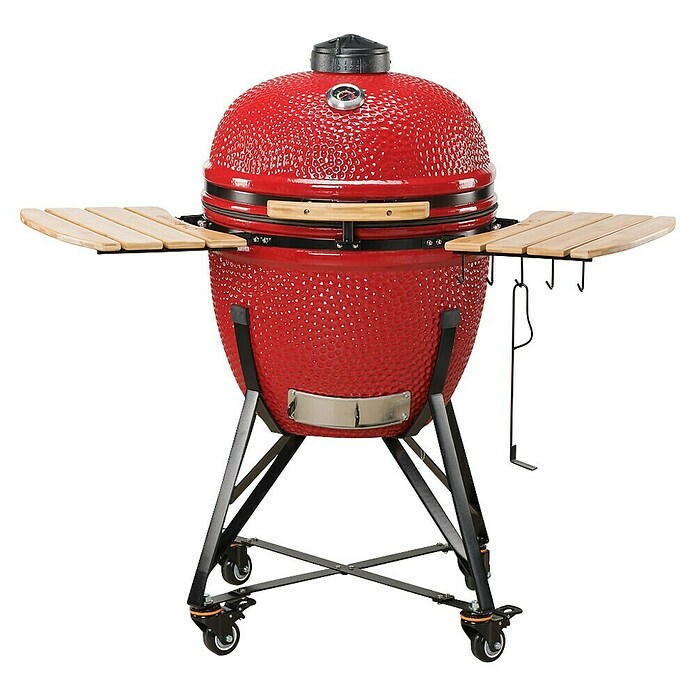 Kamado Bono Žar na oglje Grande  (Premer površine za peko: 49 cm, Rdeča) | 8312 - Holzkohlegrill Marke | ICGA - Grillgeräte | ICG - Grillgeräte / Grillzubehör | IC - Freizeit im Garten | I - Stadtgarten | BAUHAUS
