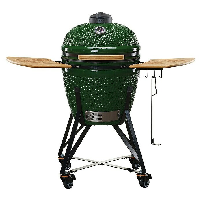 Kamado Bono Roštilj na drveni ugljen Žalgiris  (Promjer površine roštilja: 47 cm, Zelena) | BAUHAUS