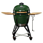 Kamado Bono Roštilj na drveni ugljen Žalgiris  (Promjer površine roštilja: 47 cm, Zelena) | BAUHAUS