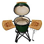 Kamado Bono Roštilj na drveni ugljen Žalgiris  (Promjer površine roštilja: 47 cm, Zelena) | BAUHAUS