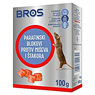 Bros Sredstvo za borbu protiv štakora i miševa (100 g)
