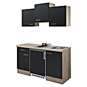 Flex-Well Turin Singleküche (Breite: 150 cm, Anthrazit, Mit Elektrogeräten) | BAUHAUS