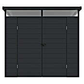 Hoggar Caseta de jardín Nova (Medidas ext. (An x Pr): 238 x 192 cm, Plástico, Antracita) | BAUHAUS