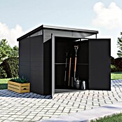 Hoggar Caseta de jardín Nova (Medidas ext. (An x Pr): 238 x 192 cm, Plástico, Antracita) | BAUHAUS