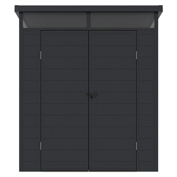 Hoggar Caseta de jardín Nova (Medidas ext. (An x Pr): 190 x 192 cm, Plástico, Antracita) | BAUHAUS