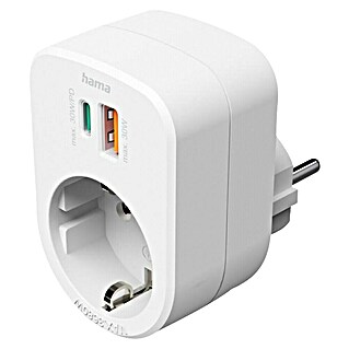 Hama Cable USB (Blanco, Hembrilla USB A)