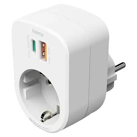 Hama  USB-Ladegerät 3-fach USB-A, USB-C
