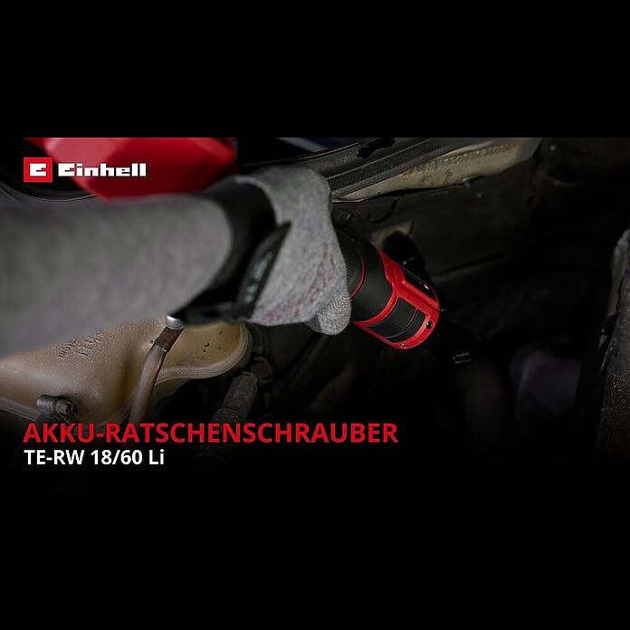 Einhell Power X-Change 18V Akku-Ratschenschrauber TE-RW 18/60 Li-Solo (18 V, Ohne Akku, Max. Drehmoment: 60 Nm) | BAUHAUS
