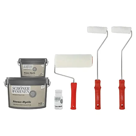 SCHÖNER WOHNEN-Farbe Trendstruktur Dekoputz-Set Stone-Optik