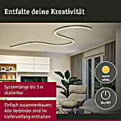 Paulmann Linion Stromeinspeisung Power Channel (100 x 4 x 4 cm, Chrom matt, Nicht Dimmbar) | BAUHAUS
