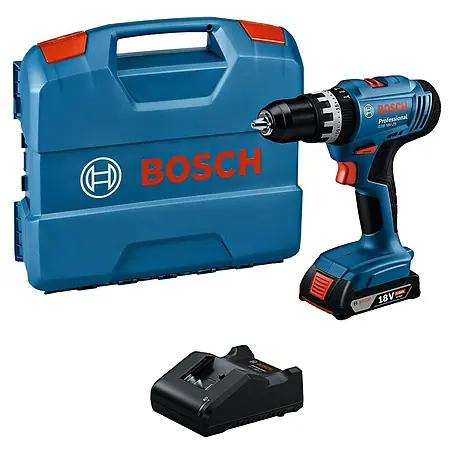 Bosch Professional AMPShare 18V Taladro atornillador percutor de batería GSB 18V-45