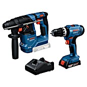 Bosch Professional AMPShare 18V Maschinen-Set 2-Tool-Kit (18 V, 1 Akku, 2 Ah, 4 -tlg.) | BAUHAUS