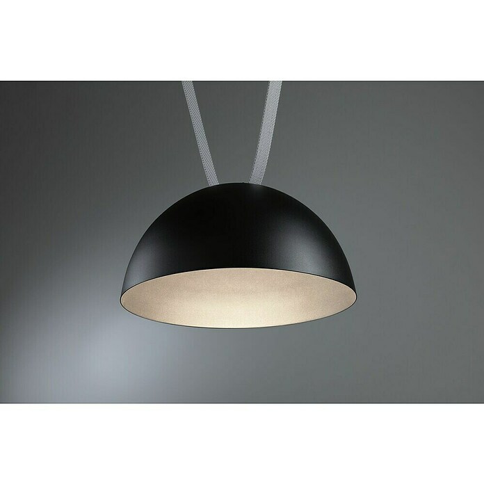 Paulmann ULine LED-Pendelleuchte rund Bol (12 W, Ø x H: 30 x 16 cm, Warmweiß, Schwarz) | BAUHAUS