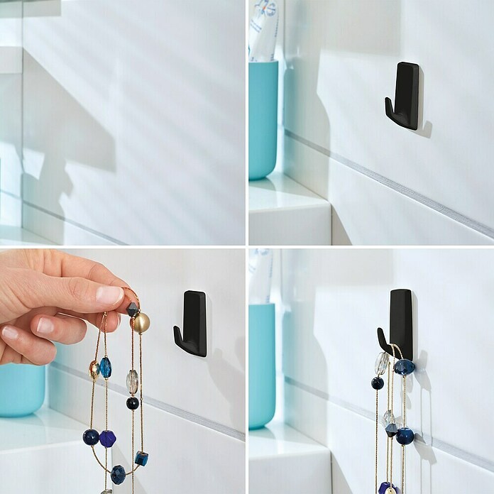 Tesa Powerstrips Samoljepljivi držač  (Kutno, Veličina: S, 3 Kom.) | BAUHAUS