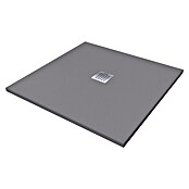 Camargue Douchebak Brooklyn (l x b: 90 x 90 cm, Mineraal gietwerk, Grijs) | BAUHAUS