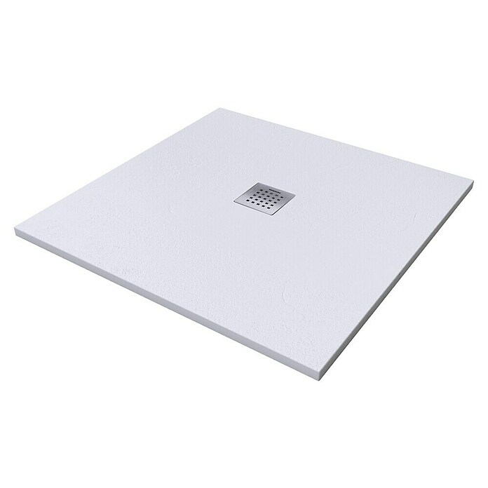 Camargue Douchebak Brooklyn (l x b: 90 x 90 cm, Mineraal gietwerk, Wit) | BAUHAUS