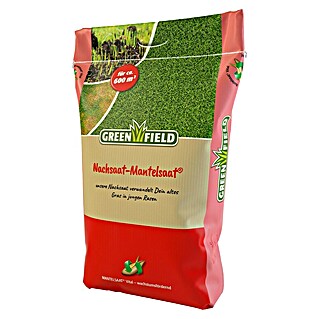 Greenfield Nachsaat-Rasen Mantelsaat (10 kg, Saatgut ausreichend für: 600 m²)
