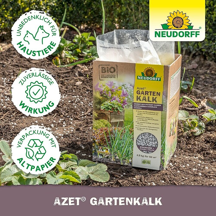 Neudorff Azet Gartenkalk (2,5 kg) | BAUHAUS