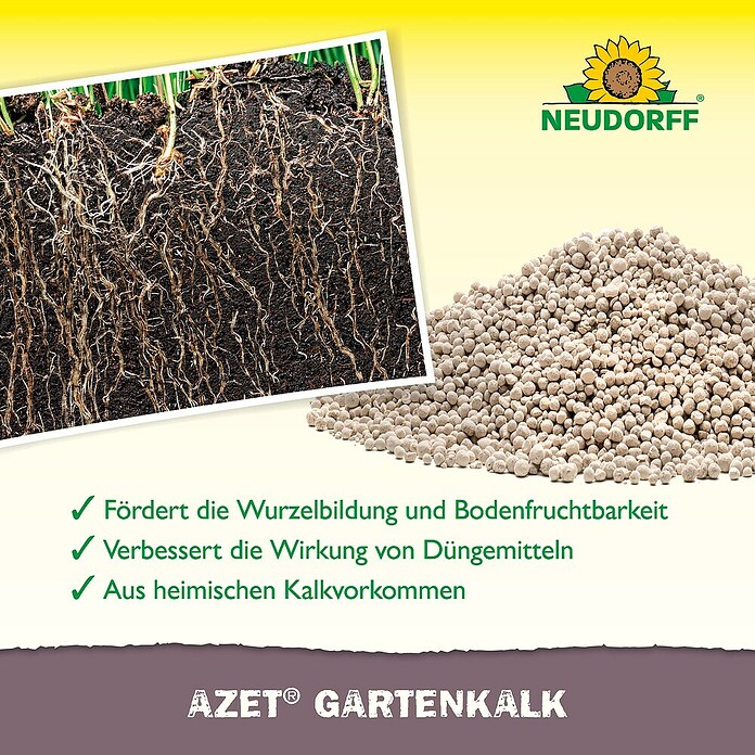 Neudorff Azet Gartenkalk (2,5 kg) | BAUHAUS
