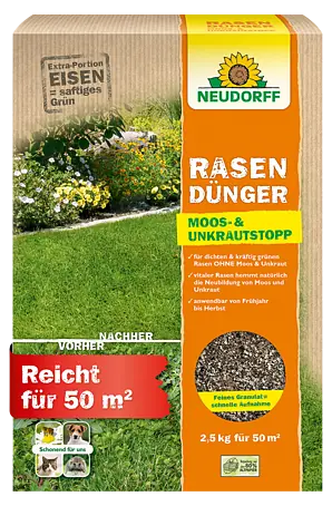 rasen düngen bei aussaat Rasen-Nachsaat mit Nachsaat-Rasensamen