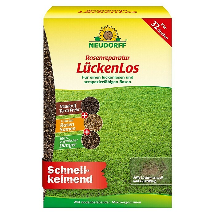 Neudorff Rasen-Reparatur LückenLos (2,5 kg, 6 m²) | BAUHAUS